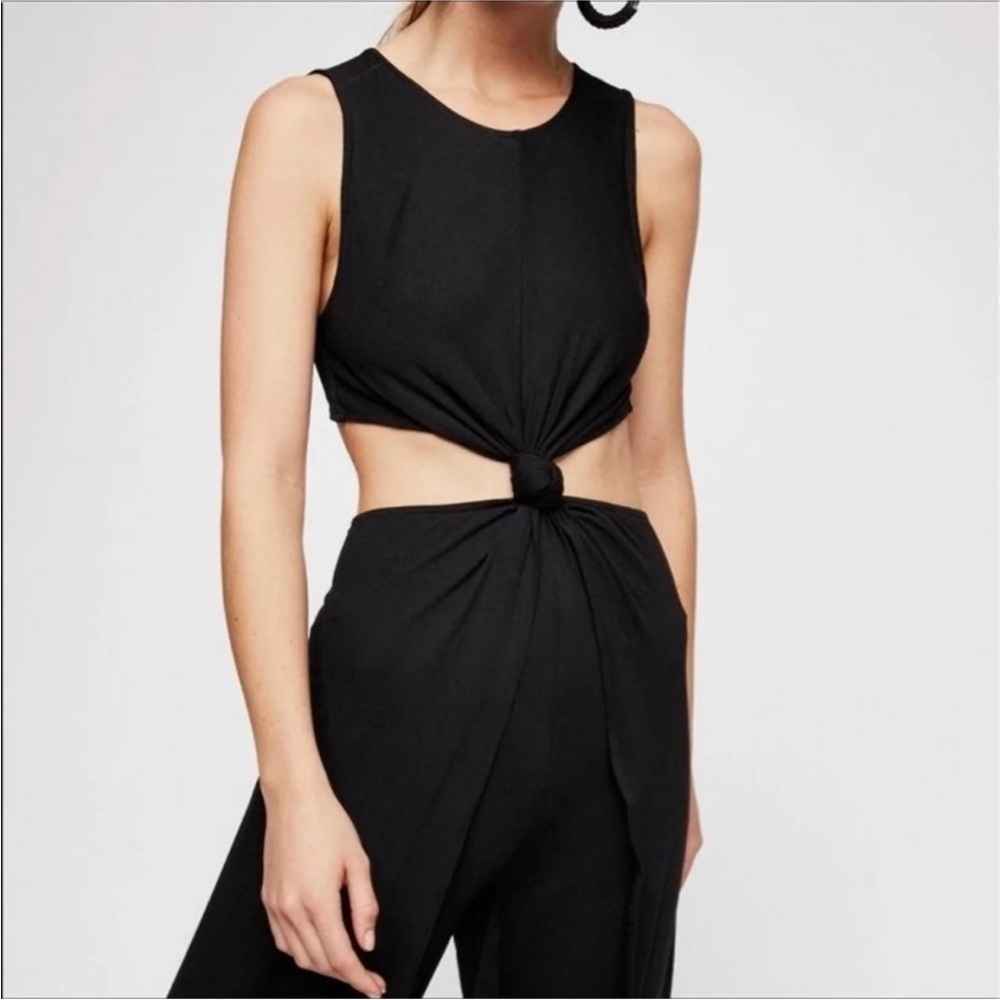 Free People FP Beach Tamarama Maxi Black Romper Jumper Jumpsuit, Size Small - Picture 8 of 10